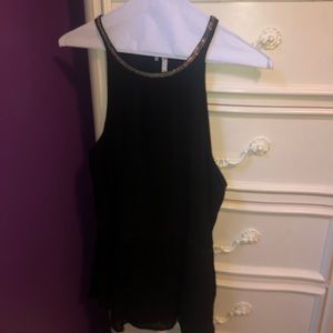 Black High Neck Tank Tøp